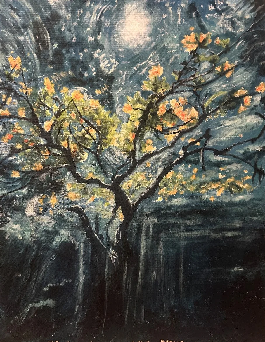 Blossom in the sea · Complete artwork