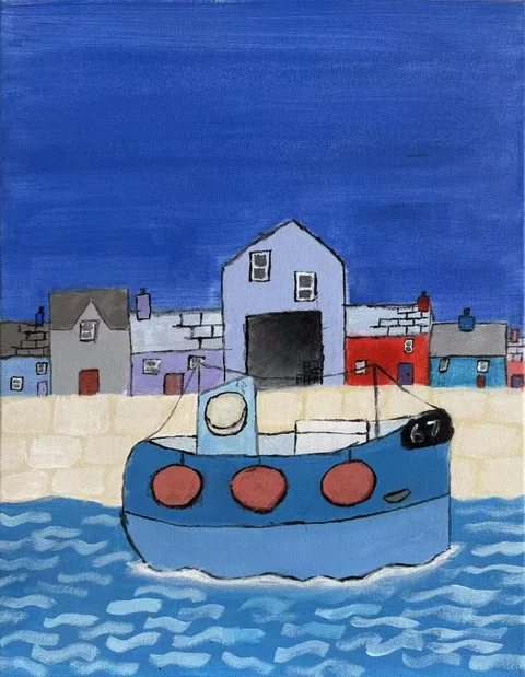 Boat in river