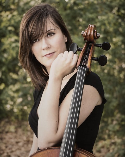 Susan Millar Boldissar with her cello