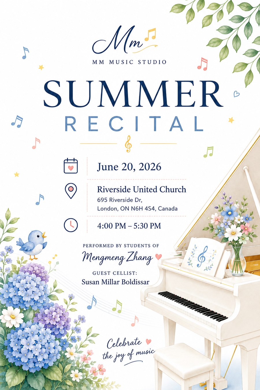 MM Music Studio Summer Recital 2026